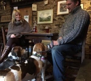 The Black Lion dog friendly pub in Brechfa Forest